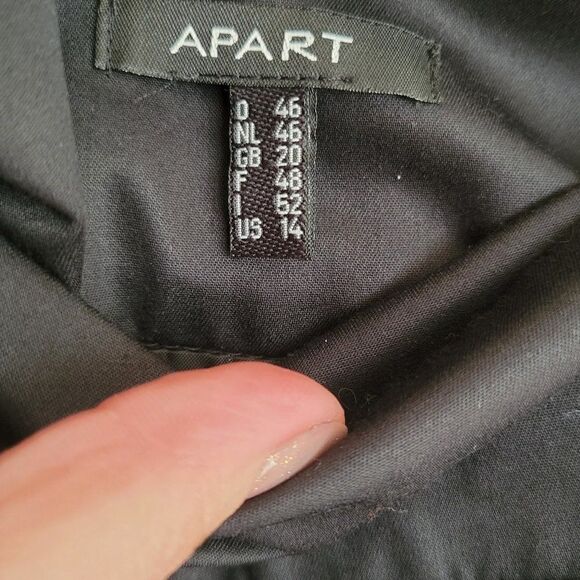 Black  Skirt Apart size 14 - Picture 4 of 8